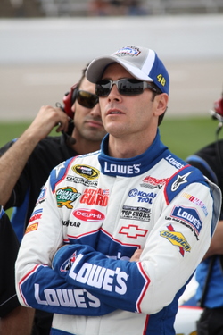 Jimmie Johnson. Photo by George Walker