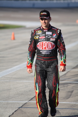 Jeff Gordon at Texas Motor Speedway. Photo by George Walker.