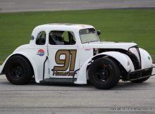 Zachary Hausler in the Legends racing series. Photo by George Walker