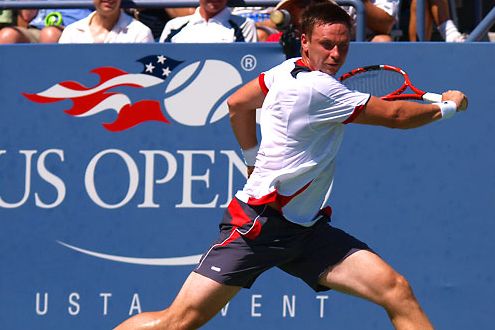 No. 5 seed Robin Soderling at the 2010 US Open. Photo by Philip Hall for usopen.org