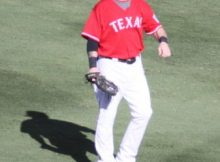 Josh Hamilton of the Texas Rangers. Photo by George Walker