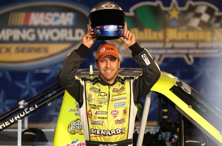 Matt Crafton wins the pole for the WinStar World Casino 350k at Texas Motor Speedway. Photo by George Walker.