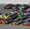 Four-wide and sometimes five-wide racing created an action-packed NASCAR Sprint Cup Series AMP Energy Juice 500 at Talladega Superspeedway which saw 87 lead changes among 26 drivers. Credit: Todd Warshaw/Getty Images