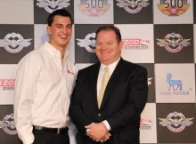 Graham Rahal and Chip Ganassi. Photo by Ron McQueeney for IZOD IndyCar