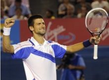 Novak Djokovic wins the 2011 Australian Open. Courtest HEAD