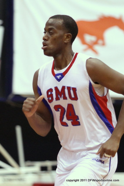 SMU's Robert Nyakundi. Photo by George Walker
