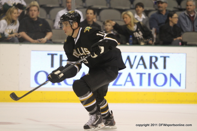 Jamie Langenbrunner of the Dallas Stars. Photo by George Walker