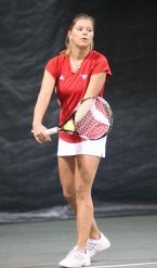 SMU tennis player Marta Lesniack. Courtesy SMU