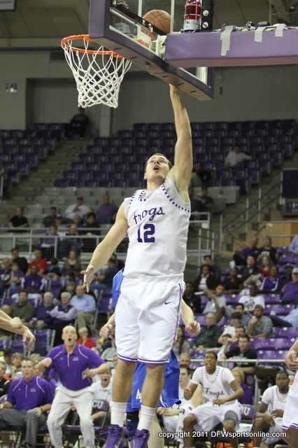 TCU's Nikola Cerina. Photo by George Walker
