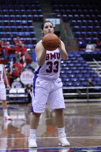 SMU's Samantha Mahnesmith. Photo by George Walker