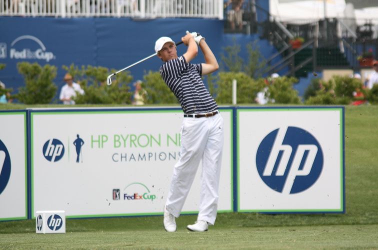 Jordan Spieth at the 2010 HP Byron Nelson Championship. Photo by George Walker