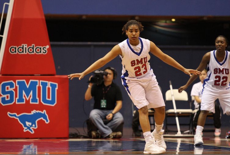 SMU's Akil Simpson. Photo by George Walker