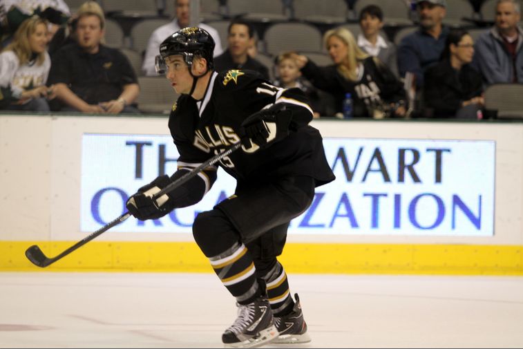 Jamie Langenbrunner of the Dallas Stars. Photo by George Walker.