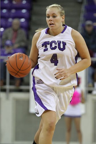 TCU's Helena Sverrisdottir. Photo by George Walker