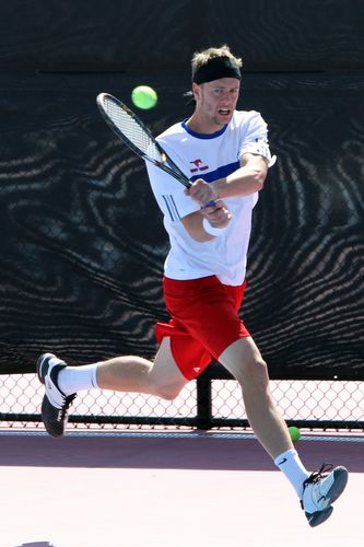 SMU's Tobias Flood. Photo by George Walker