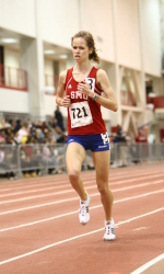 Silje Fjortoft won the 1500 meter at the Mean Green Twilight. Courtesy SMU