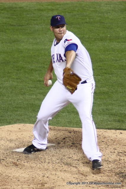 Colby Lewis. Photo by George Walker for DFWsportsonline