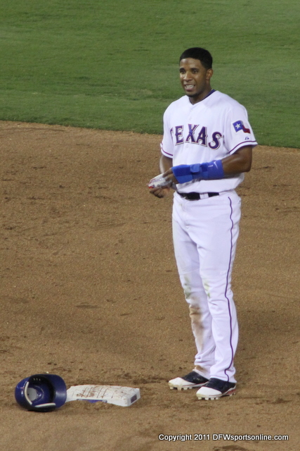 Elvis Andrus. Photo by George Walker