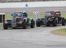 Legends racing at the 2011 Summer Stampede racing series at Texas Motor Speedway. Photo by George Walker for DFWsportsonline