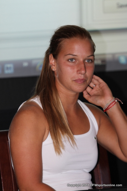 Domikica Cibulkova at the Texas Tennis Open. Photo by George Walker for DFWsportsonline