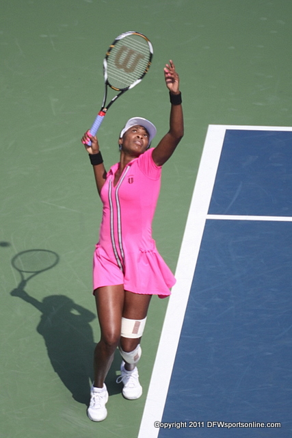 Venus Williams. Photo by George Walker for DFWsportsonline