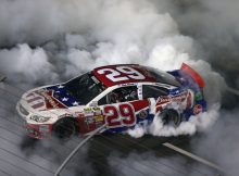 Kevin-Harvick-burnout-Coca-Coca-600-NASCAR