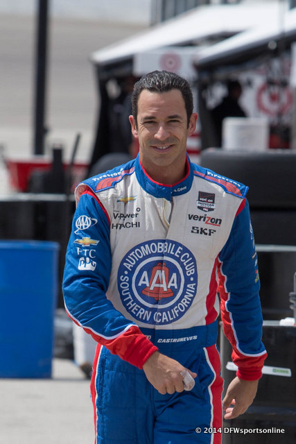 Helio Castroneves. Photo by George Walker for DFWsportsonline.com