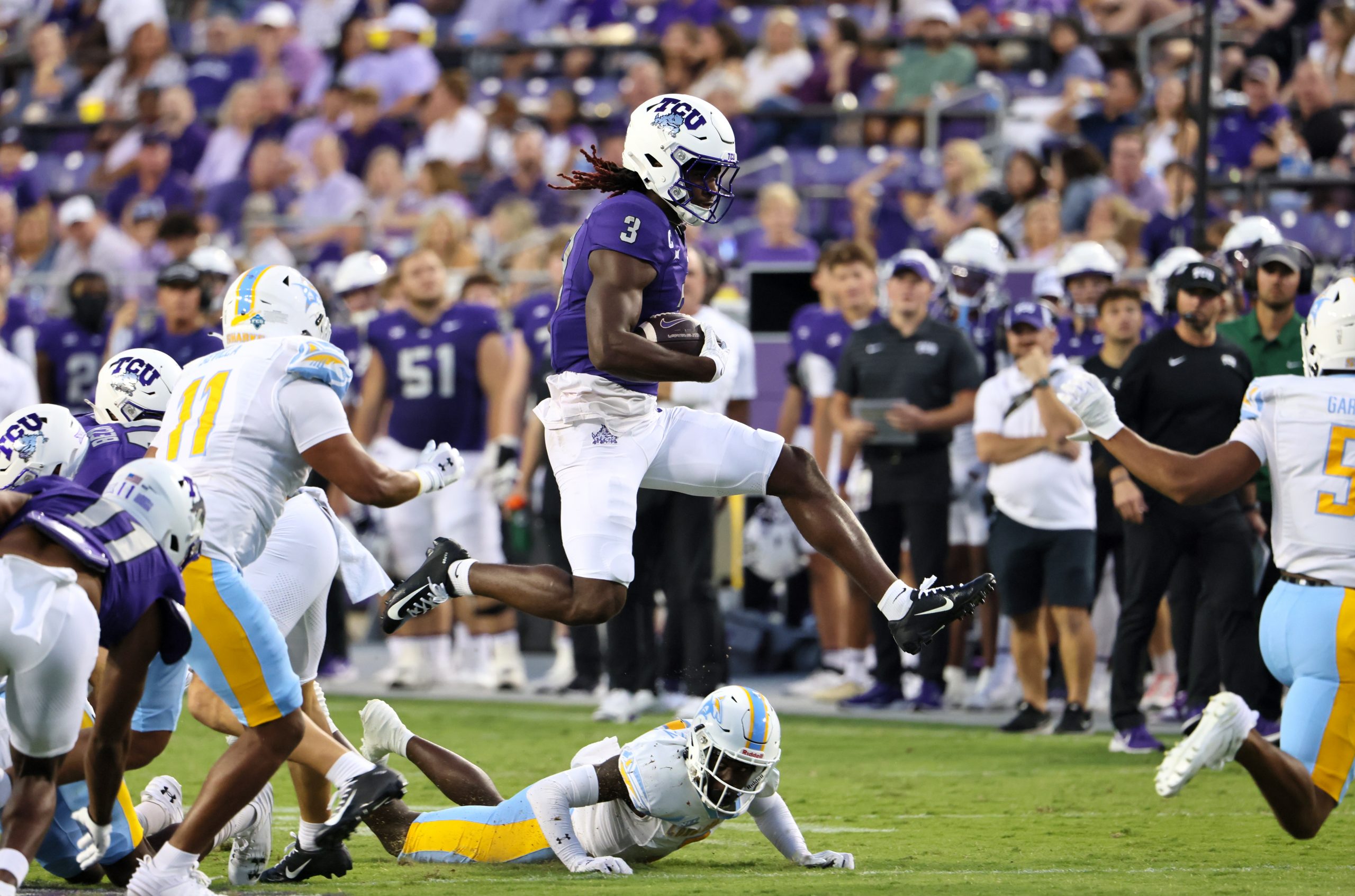 TCU vs LIU 9/7/24. Photo courtesy Dominic Ceraldi