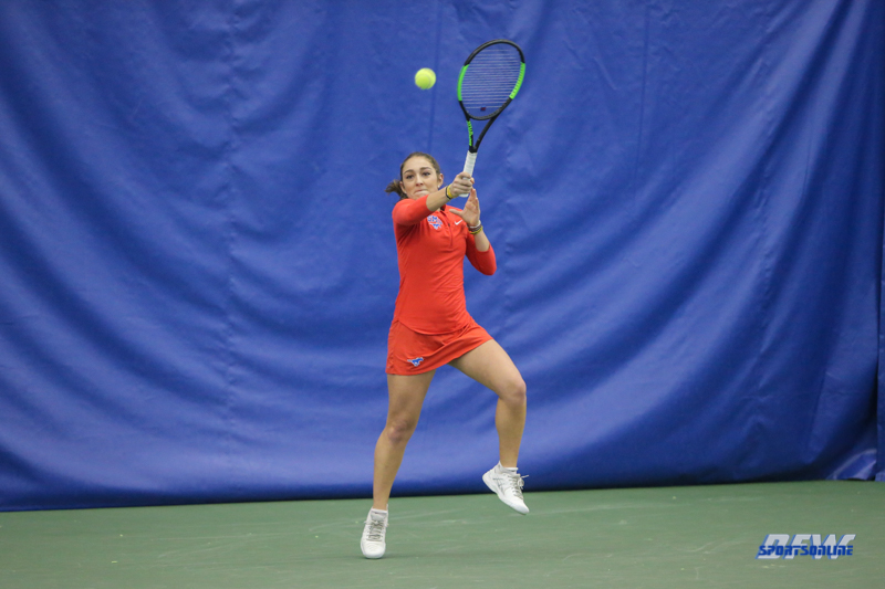 SMU WTennis Sweeps Doubleheader